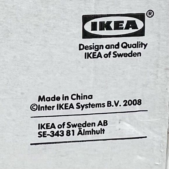 Clear Glasses 7 oz IKEA TRENDIG 2013 Square Pedestal Barware Box Set of 2 - Picture 10 of 10